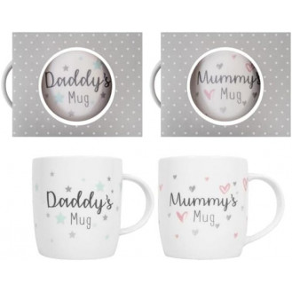 Mummy and Daddy Mug Gift Set