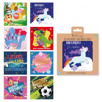 8 Kids Birthday Cards