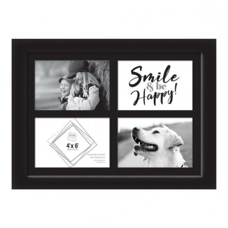 Photo Frames - Black 4 Apperture - 4"x 6"