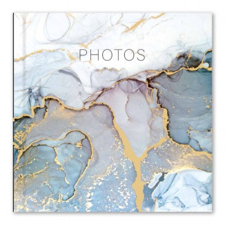 Photo Album-200 Pckt 6x4 Memo section - Grey