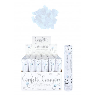 White Paper Confetti Cannon (20cm)
