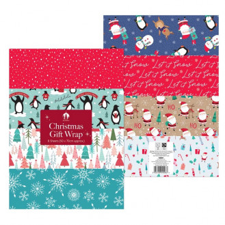 Wrap XMAS 8 Sheet Pack