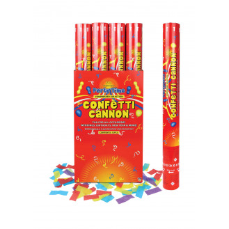 Party Time Multicolour Paper Confetti Cannon (50cm)