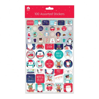 Activity XMAS 100 Assorted Stickers