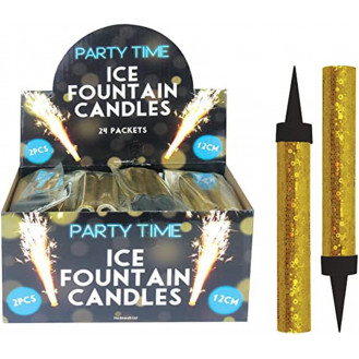 Ice Sparkling Fountain Candles 