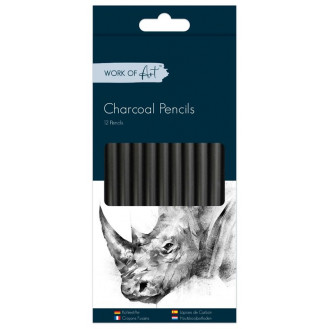 TALLON 12 Charcoal Pencils